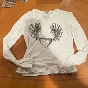 Hank long sleeve tee Y2K sz M